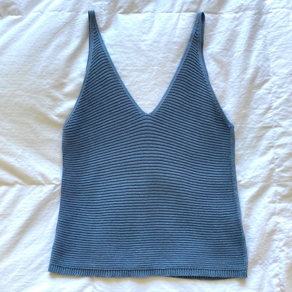 Blue Express Sweater Tank size Small